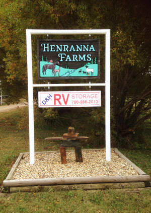 D&H RV Storage sign