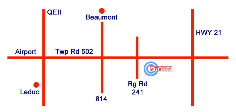 Located minutes from Leduc, Beaumont and Nisku, D&H RV Storage is the perfect option for your RV storage needs